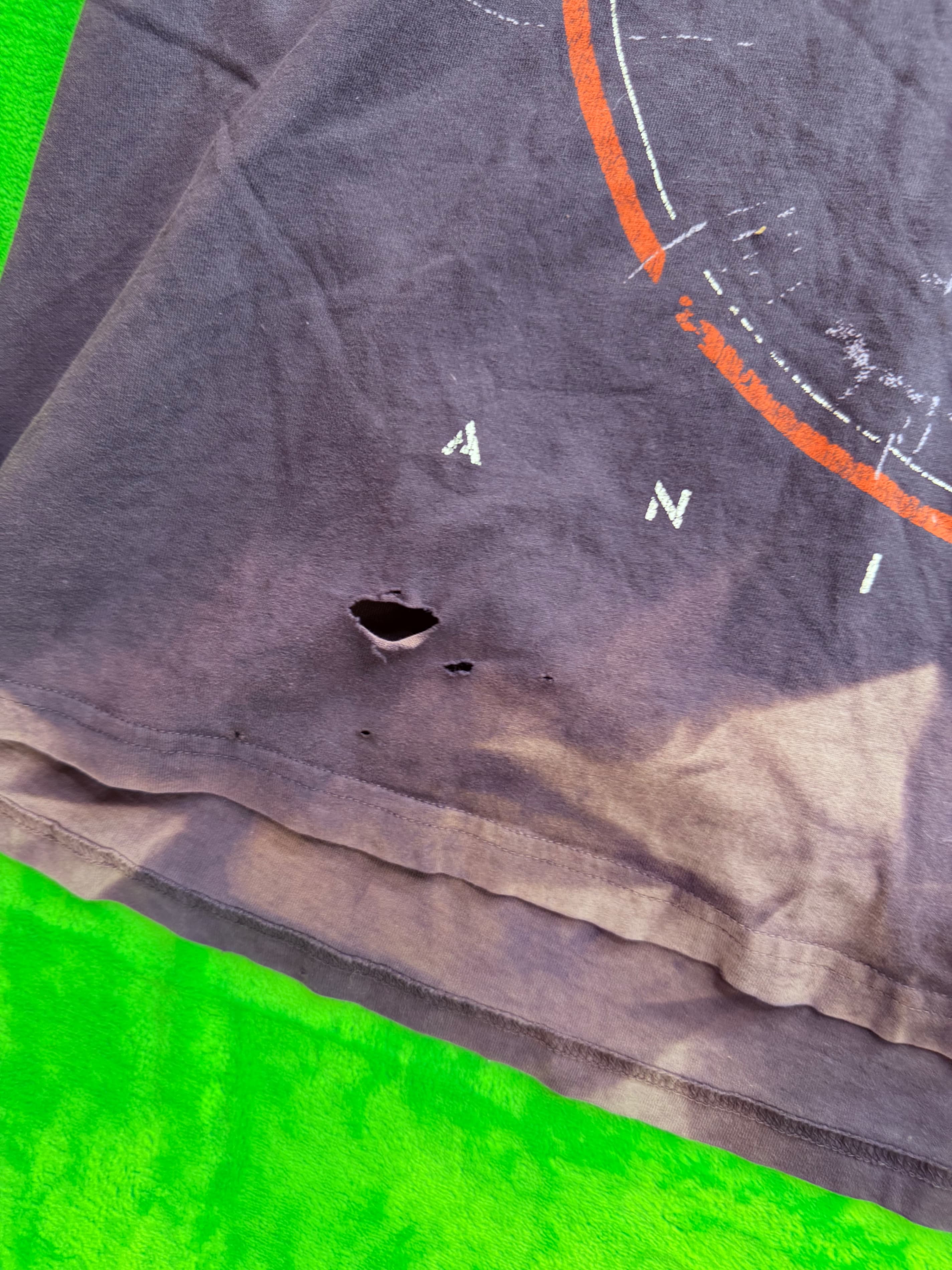 H&M Def Leppard Animal Graphic Tee Mens Sz L Faded Distressed - Thumbnail 4
