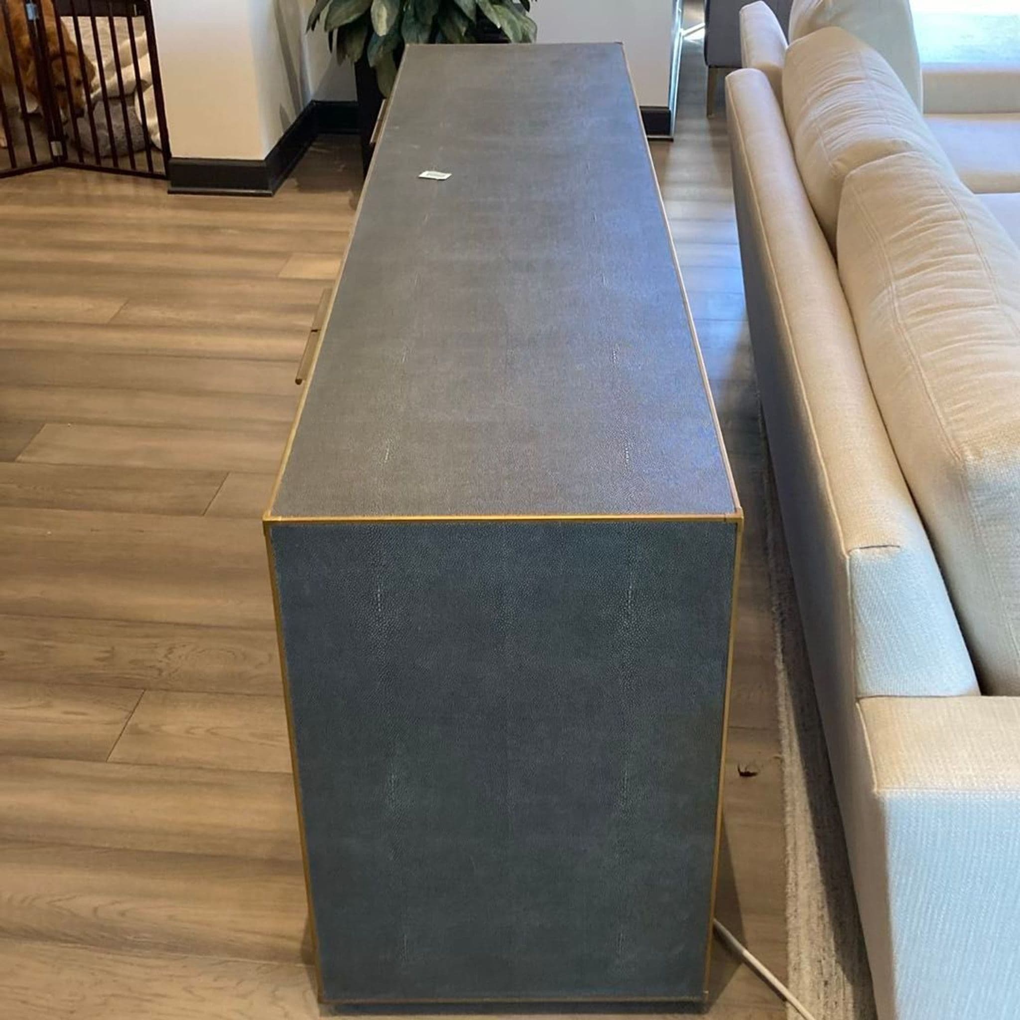 Restoration Hardware Saunderson Shagreen Sideboard - Thumbnail 2