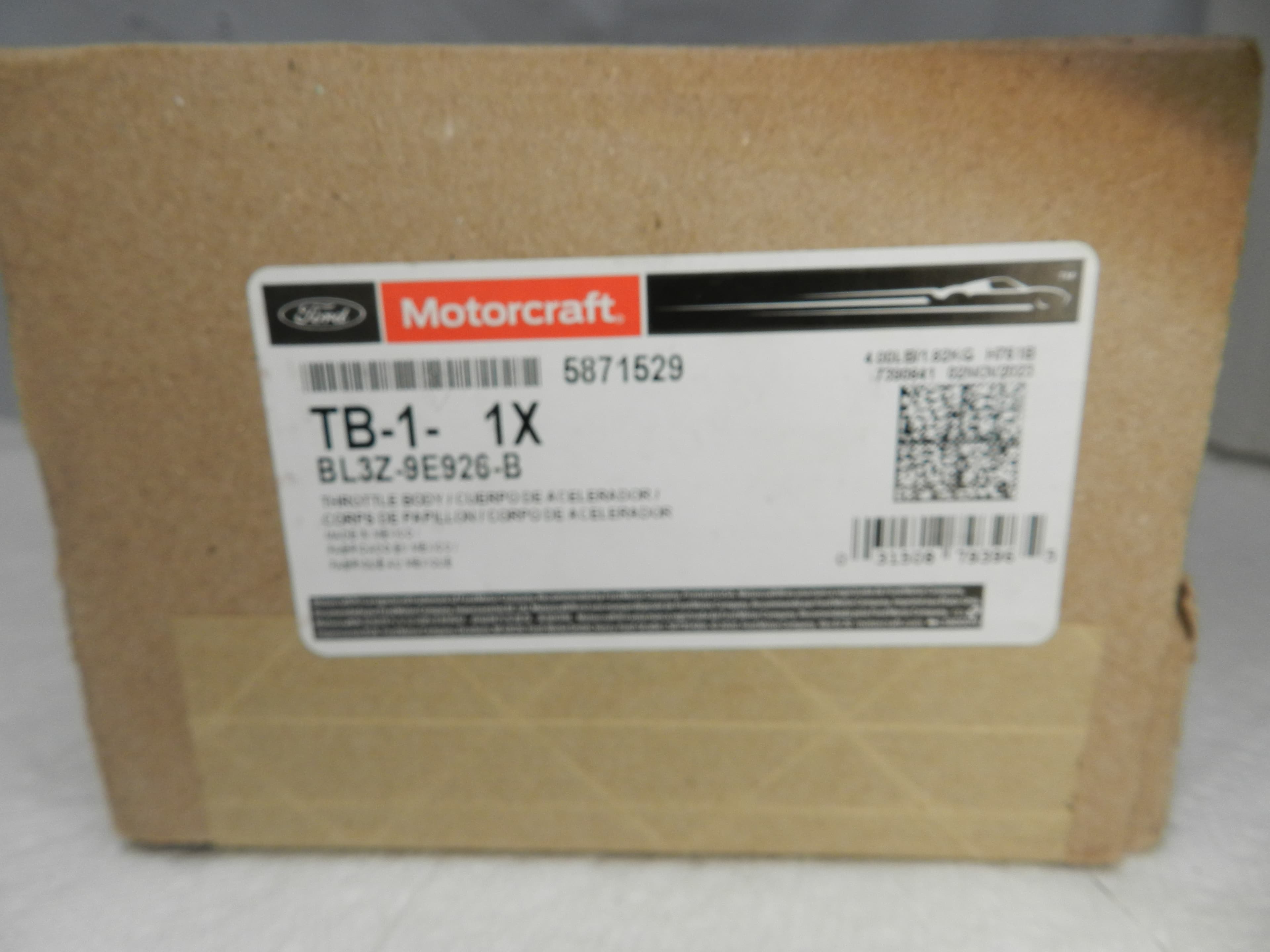 Ford Genuine TB-1-1X Throttle Body & Motor (BL3Z-9E926-B) Metallic Large (N42K) - Thumbnail 7