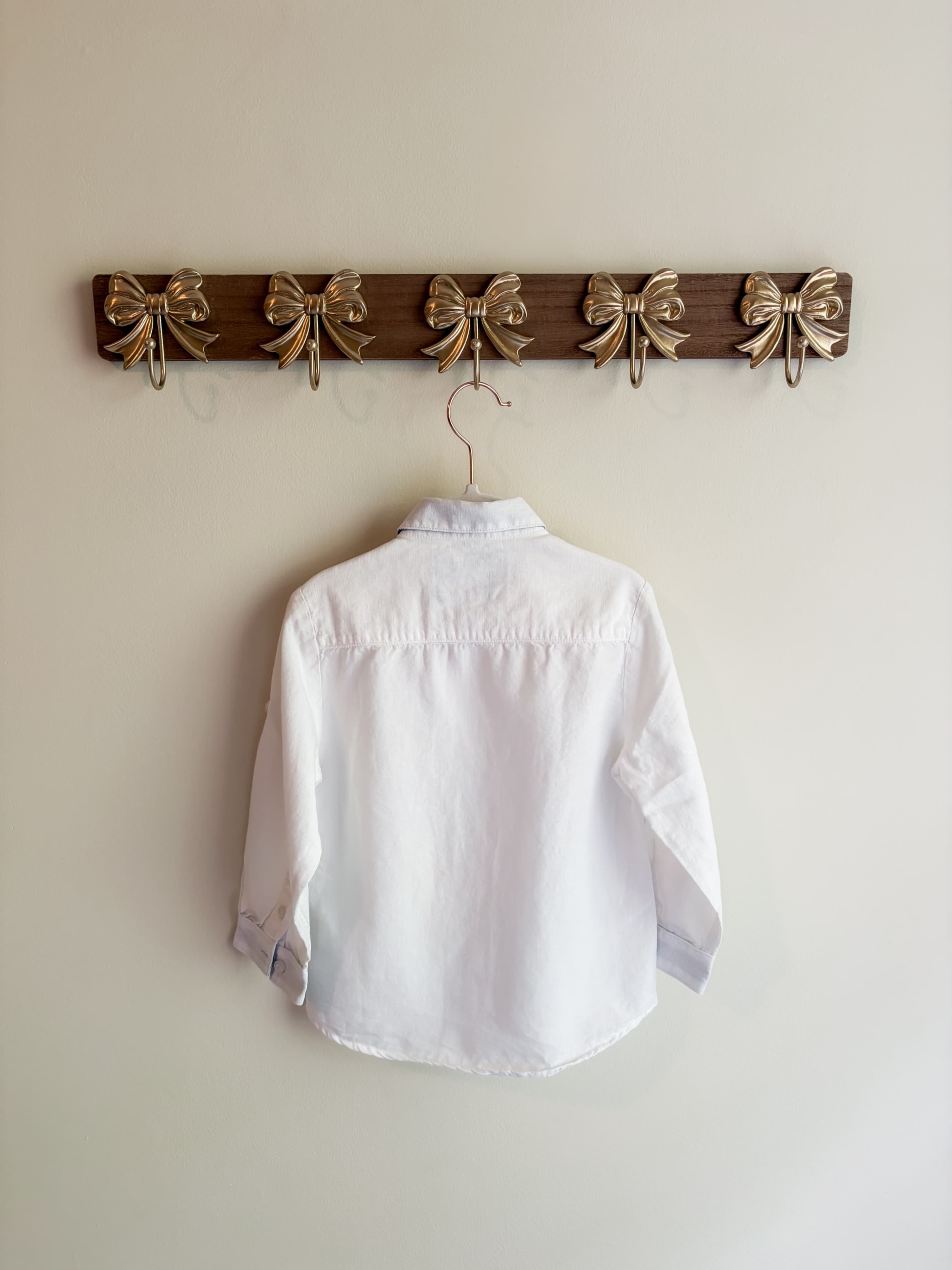 Mayoral Boys White Long Sleeve Shirt Size 3-4 years - Thumbnail 2
