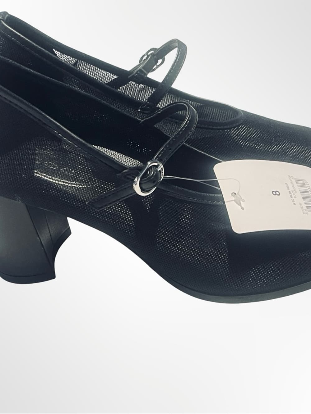 Scoop Black Mary Jane Block Heel Pumps Women's in size 8 NWT - Thumbnail 3