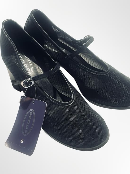 Scoop Black Mary Jane Block Heel Pumps Women's in size 8 NWT - Thumbnail 10