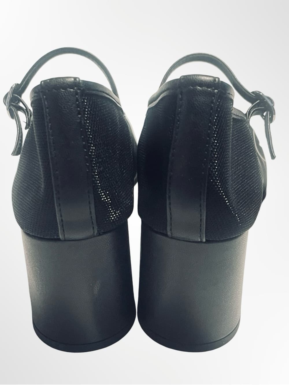 Scoop Black Mary Jane Block Heel Pumps Women's in size 8 NWT - Thumbnail 4