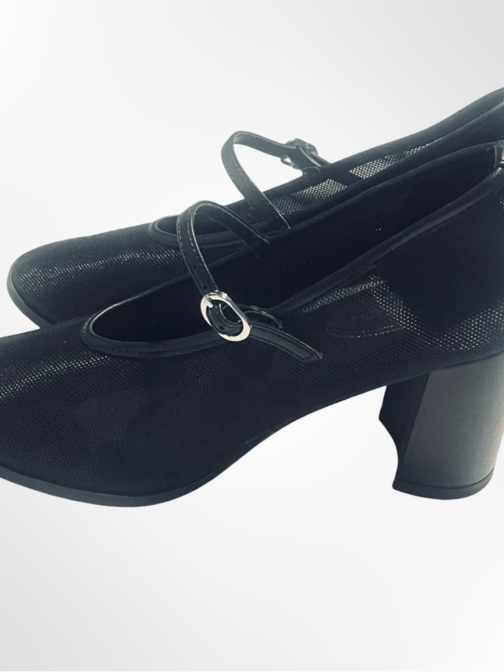 Scoop Black Mary Jane Block Heel Pumps Women's in size 8 NWT - Thumbnail 5