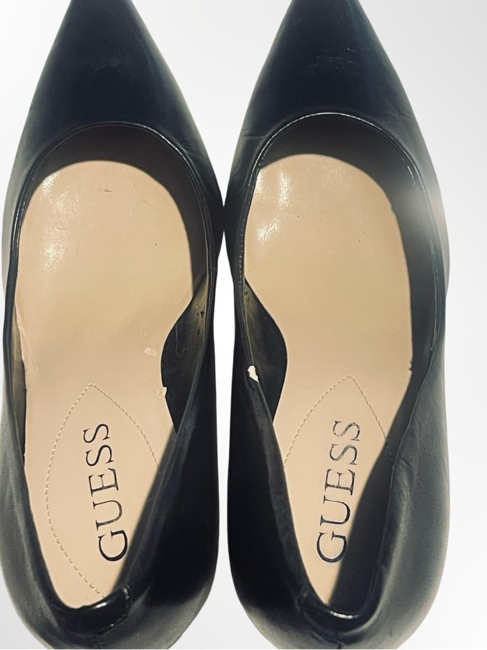 GUESS Black Pointed-Toe Stiletto Pumps mint in size 6.5 - Thumbnail 5