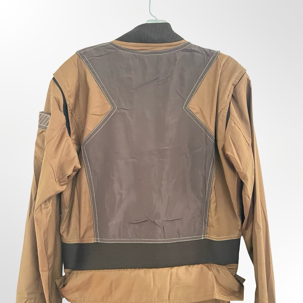 Men's Brown Lightweight Utility Jumpsuit in XL NWOT - Thumbnail 4