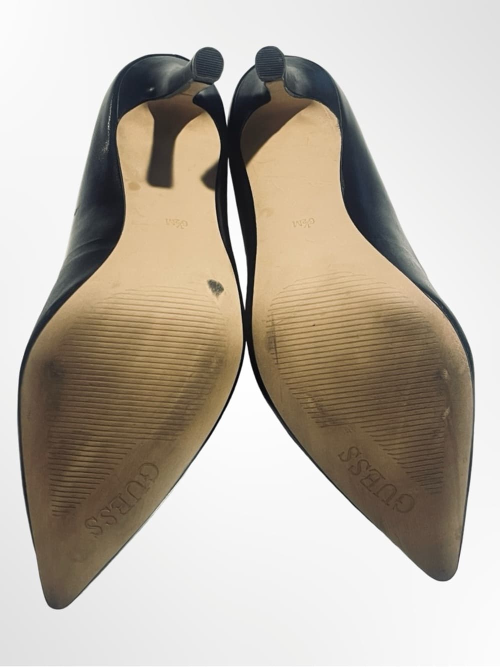 GUESS Black Pointed-Toe Stiletto Pumps mint in size 6.5 - Thumbnail 7