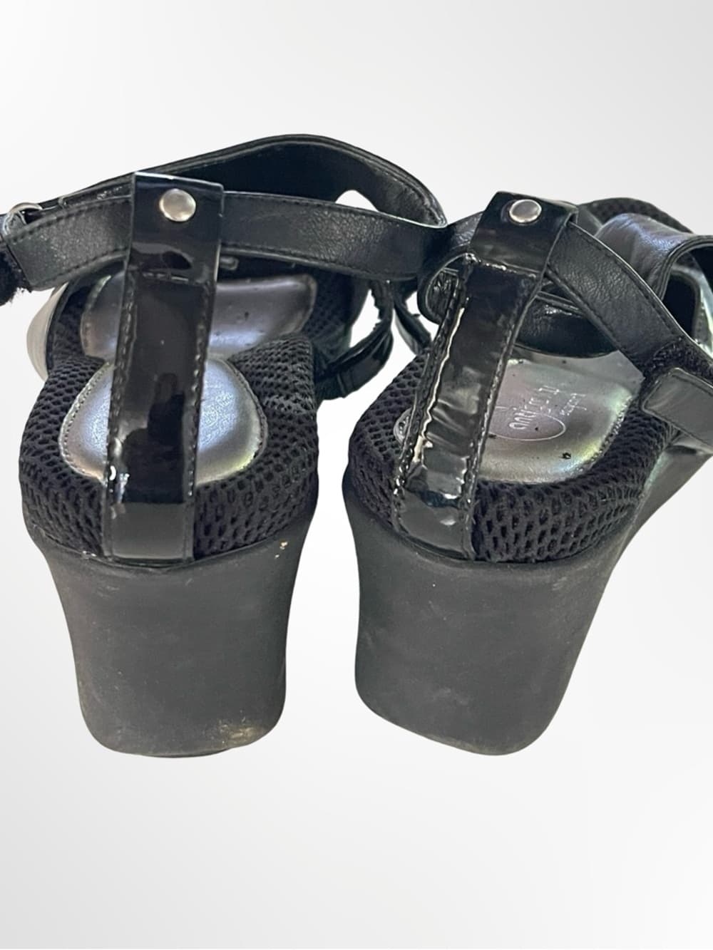 Easy Spirit Black Women's Wedge Sandals with in size 7.5 NWOT - Thumbnail 3