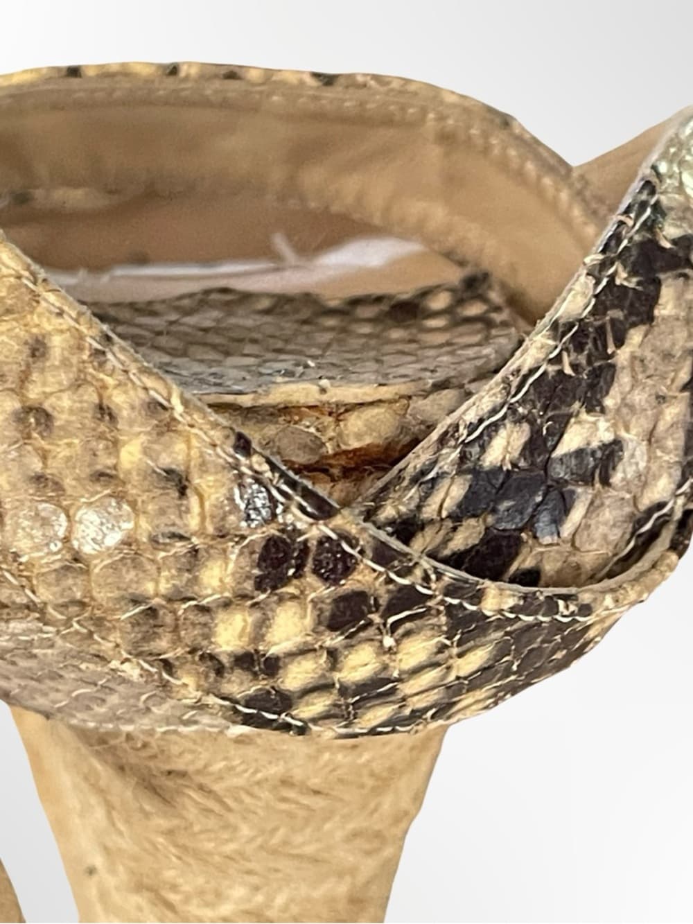 Jimmy Choo Python Espadrille Wedge Sandals in size 5 - Thumbnail 6