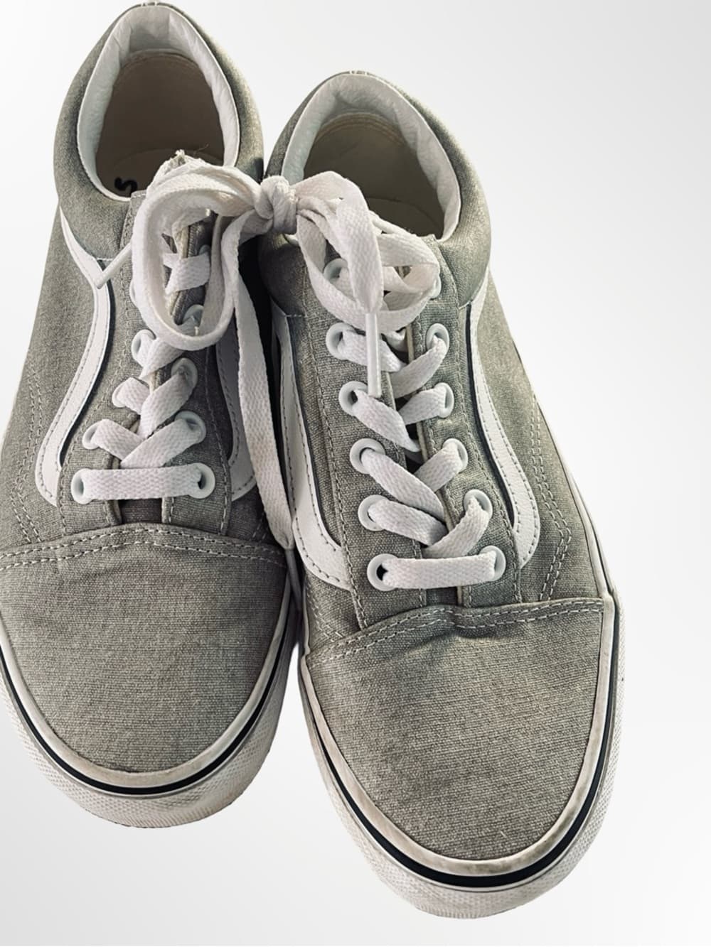 Women's Vans Low-Top Sneakers with White Stripe in size 7.5 - Thumbnail 4