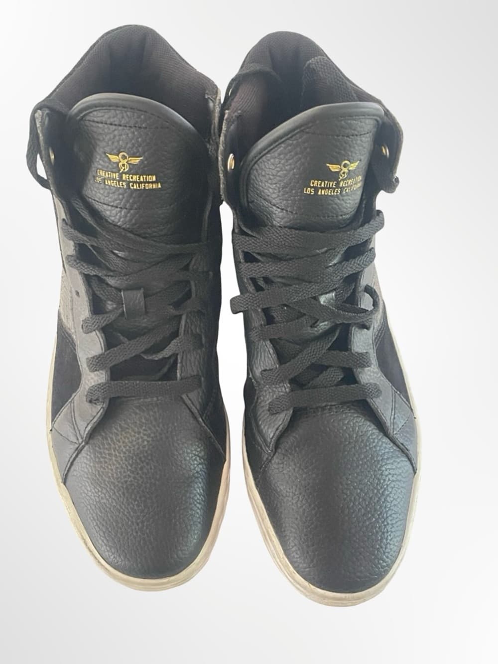 Creative Recreation Black High-Top Men's Sneakers in size 9.5 - Thumbnail 7