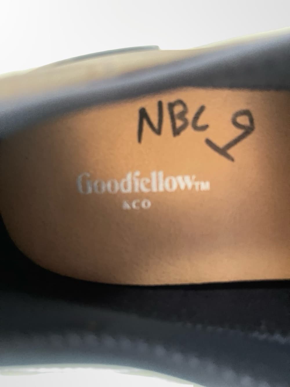 GoodFellow Brown Leather-Style Men's Boat Shoes in size 9 - Thumbnail 5