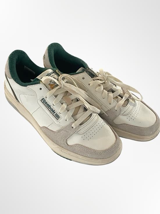 Reebok Phase Court Men's White & Green Low-Top Sneakers in 7 - Thumbnail 8