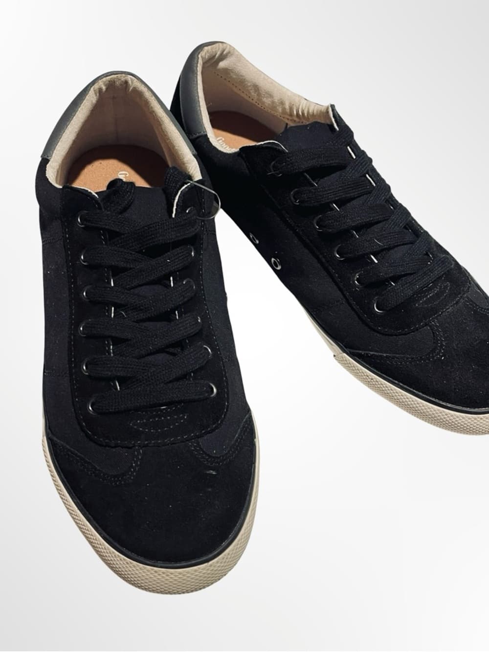 Men's Black Low-Profile Canvas Sneakers in size 10.5 NWOT - Thumbnail 8