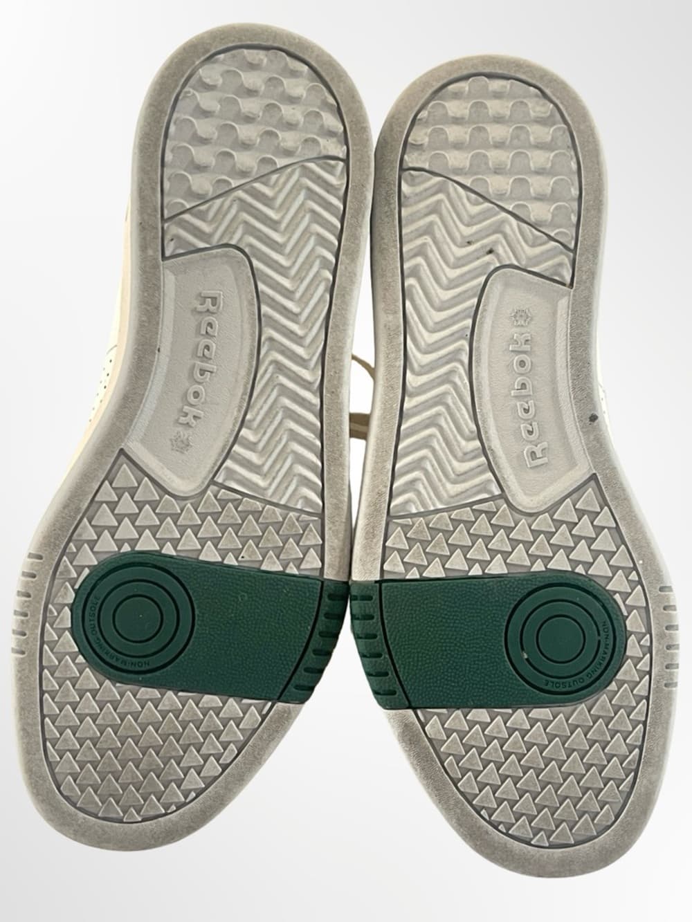 Reebok Phase Court Men's White & Green Low-Top Sneakers in 7 - Thumbnail 4