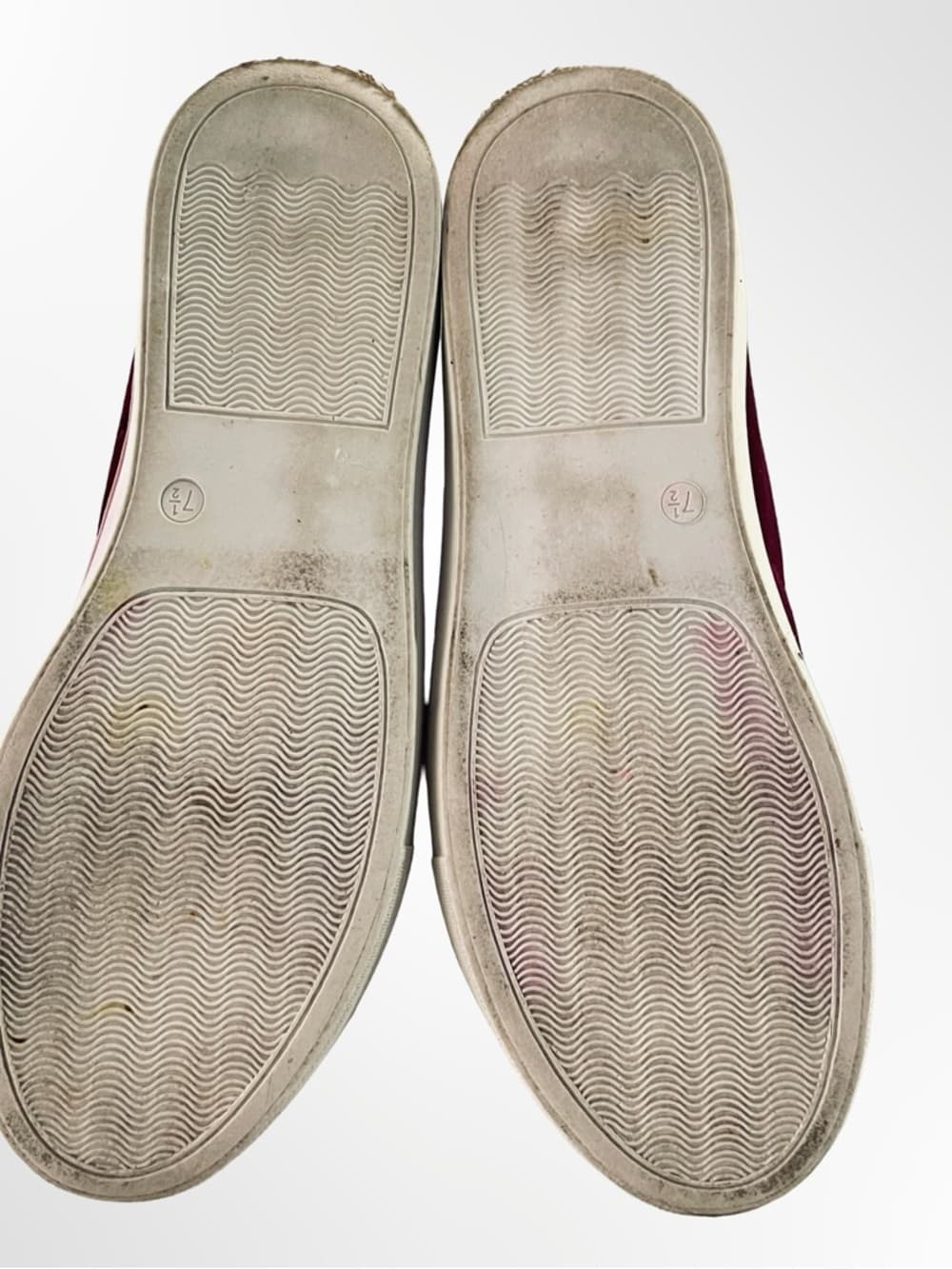 Catherine Malandrino Burgundy Velvet Slip-On Sneaker in 7.5 - Thumbnail 6