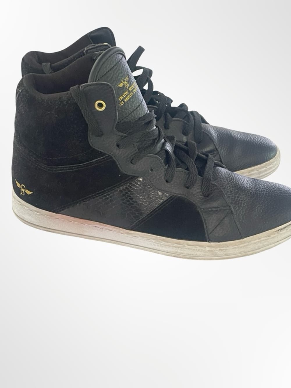 Creative Recreation Black High-Top Men's Sneakers in size 9.5 - Thumbnail 3