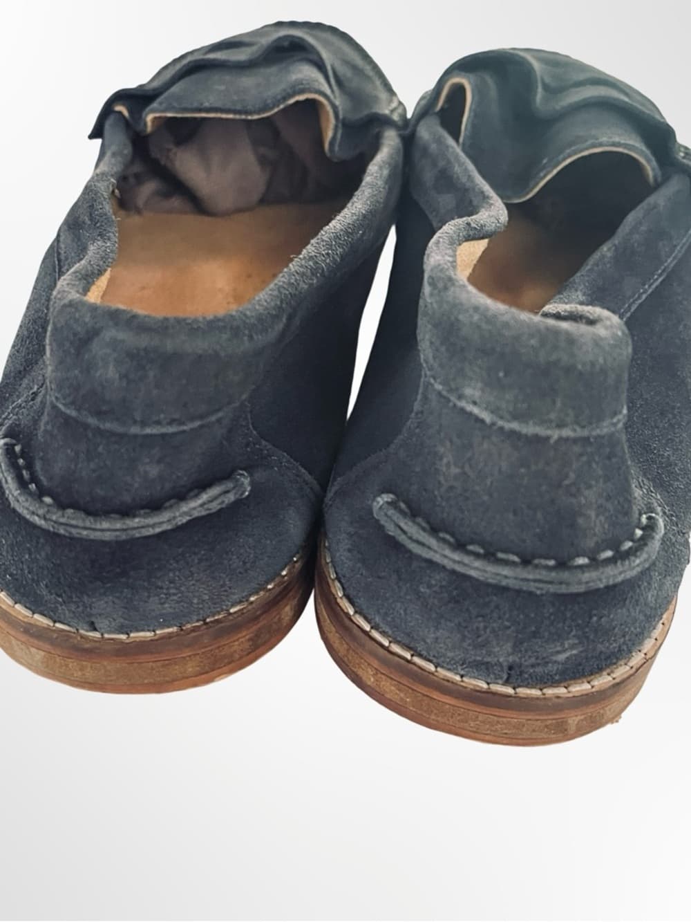 Office London Men's Suede Penny Loafers - Dark Blue in 12 - Thumbnail 3