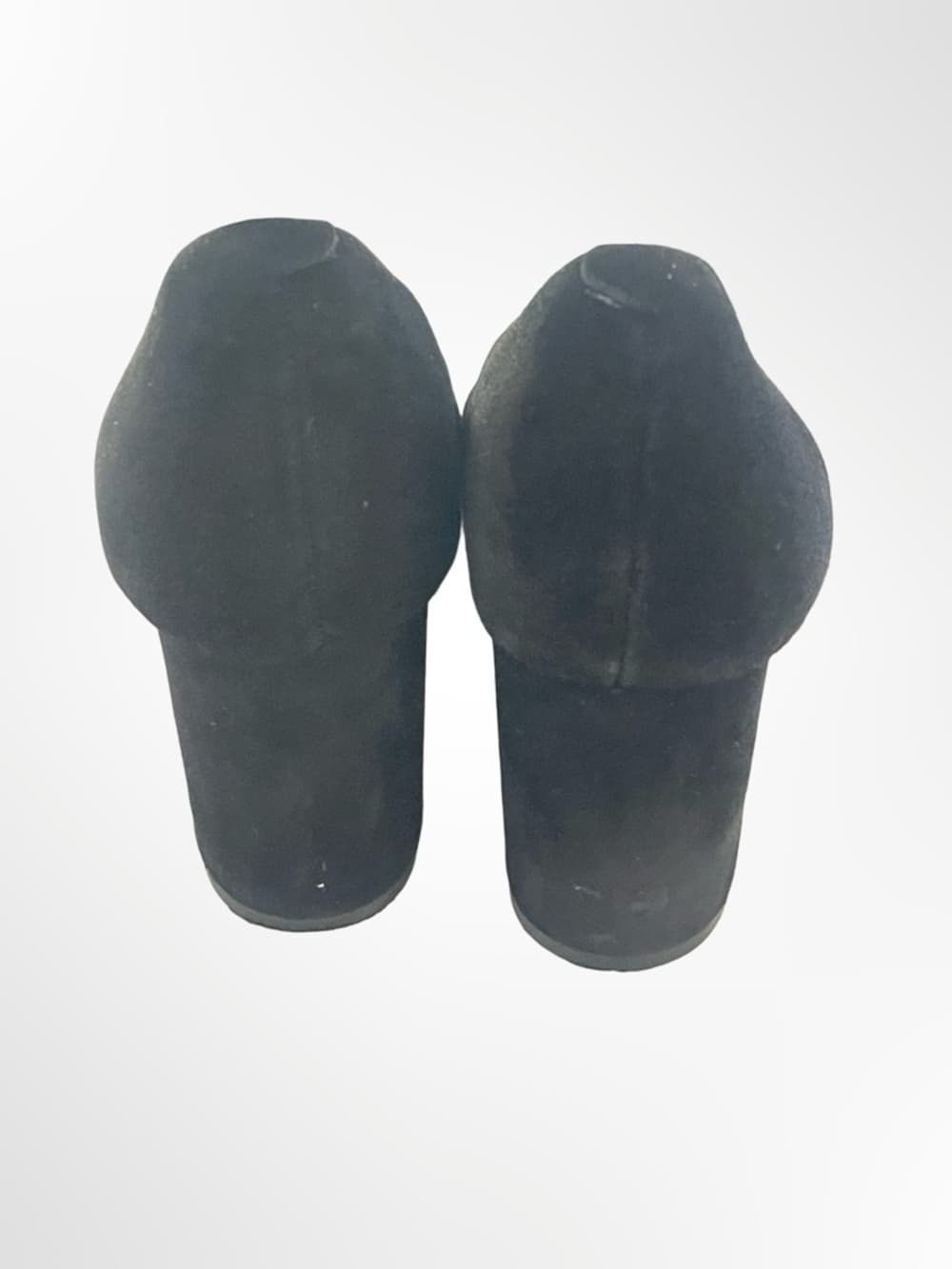 Classic Black Suede Mid-Heel Pumps Aeorosoles in size 7.5 - Thumbnail 3