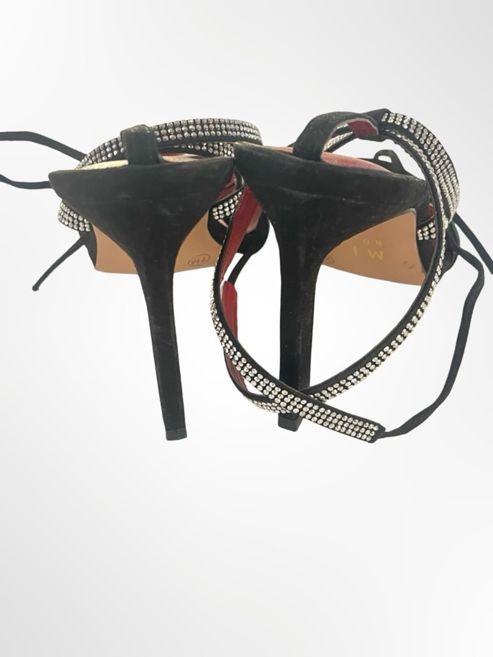 Mix No. 6 Strappy Heel Sandals with Rhinestone Detail in size 7 - Thumbnail 3
