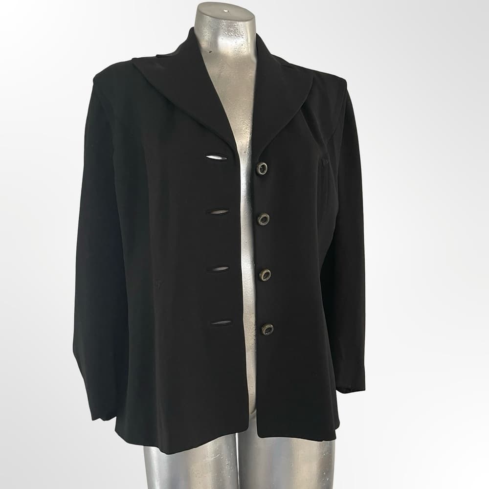 Elegant Turners Black Women's Blazer size M-L - Thumbnail 3