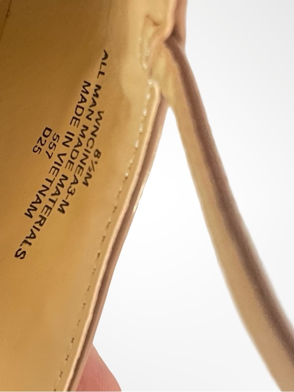 Nine West Glossy Tan Slingback Pointed-Toe Heels in size 8.5 - Thumbnail 7