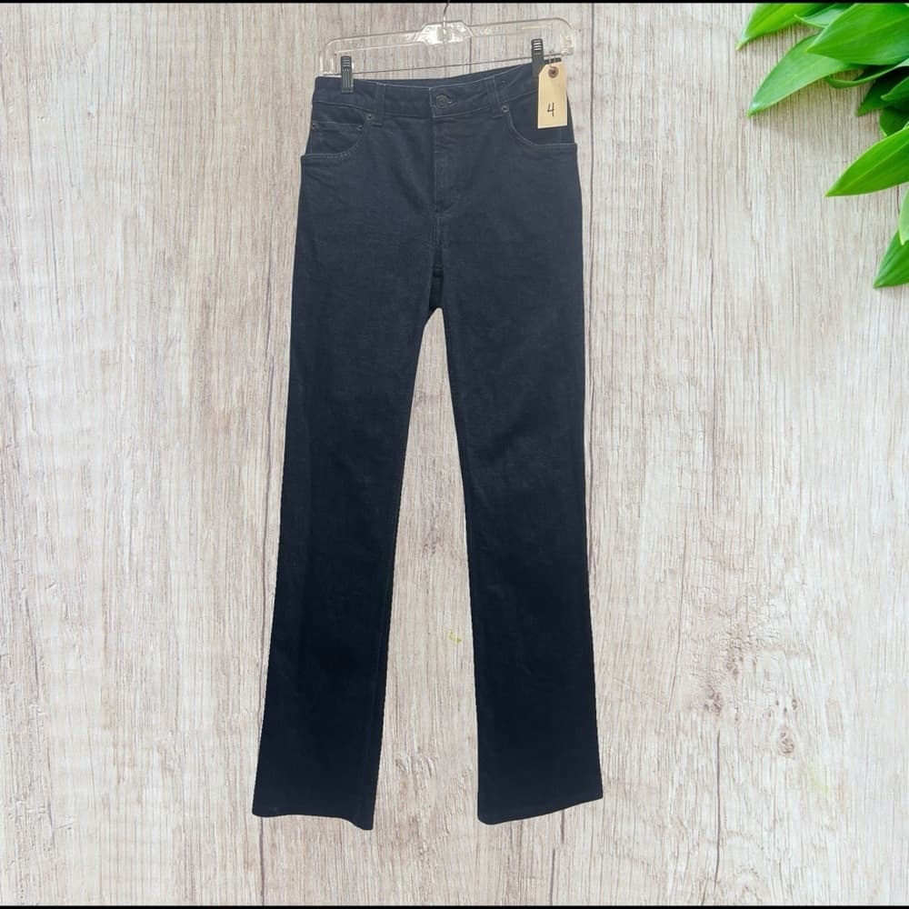 Italian Made TR Straight-Leg Jeans in size 4 - mint condition - Thumbnail 5