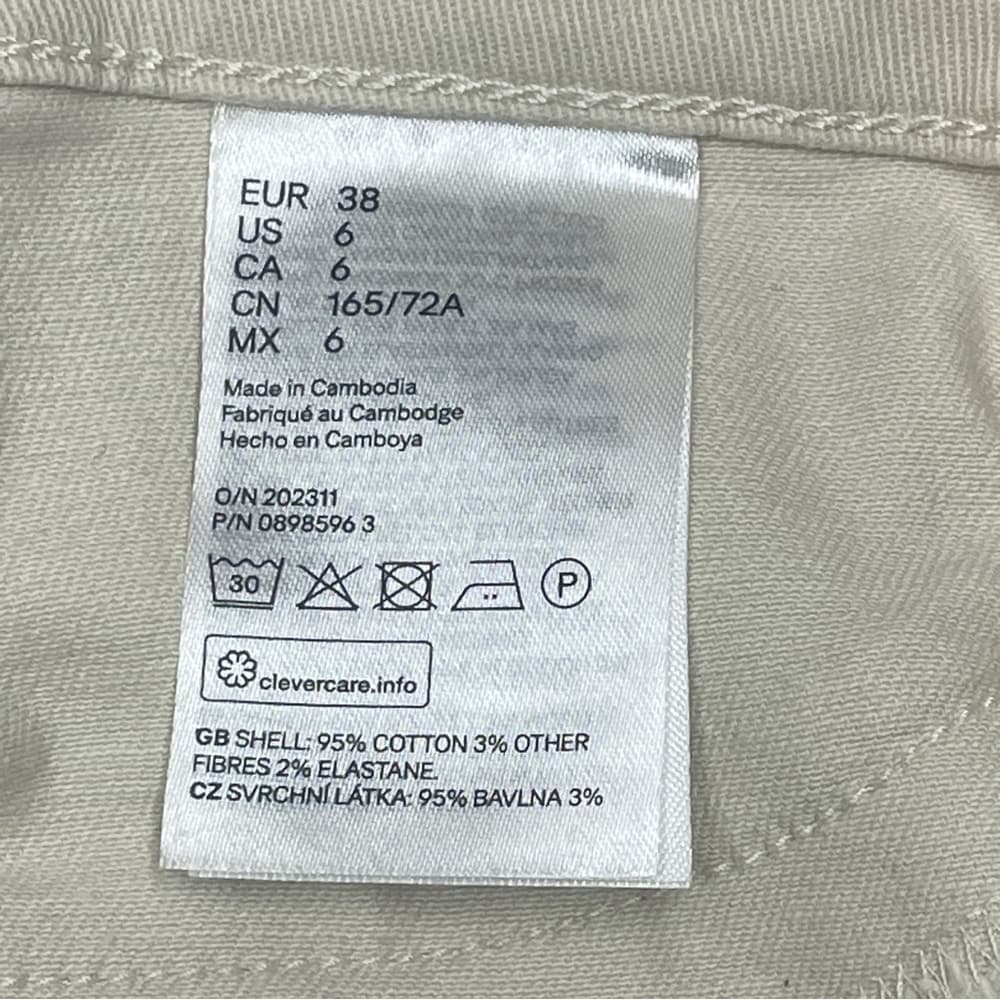 H&M Tan Skinny Jeans in size 4 - Thumbnail 5