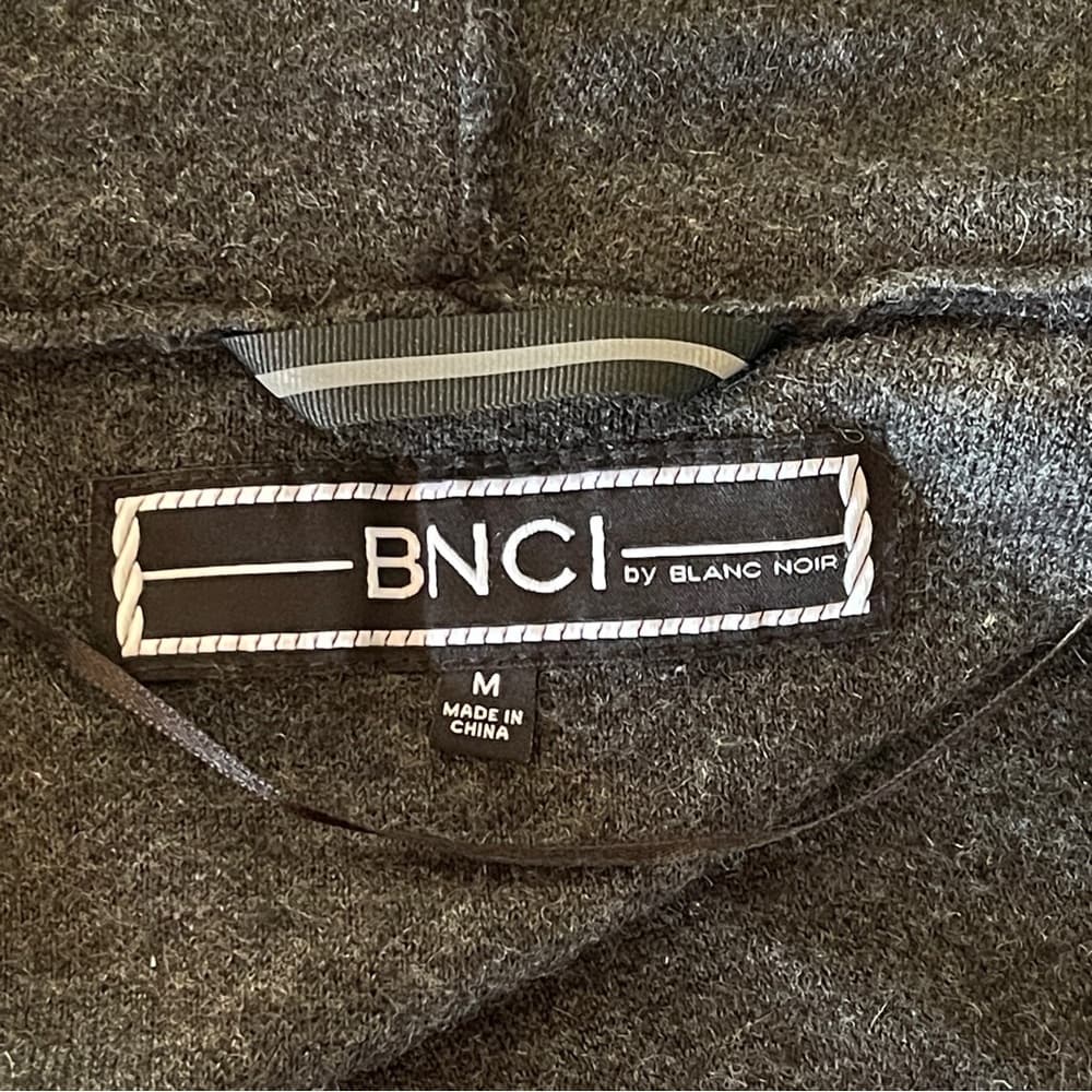 Blanc Noir Black Cardigan in Medium - Thumbnail 4