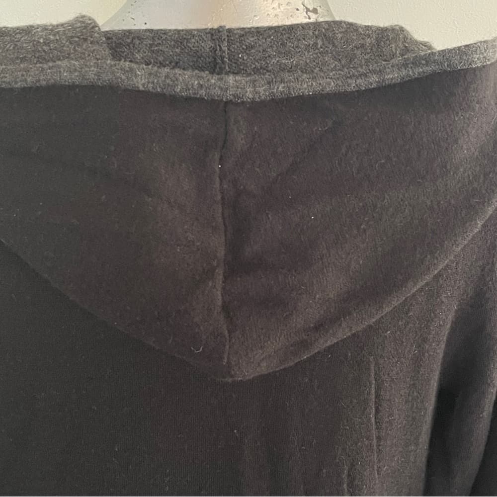 Blanc Noir Black Cardigan in Medium - Thumbnail 3