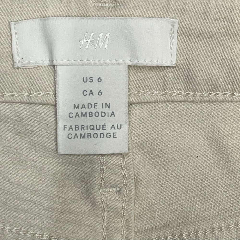 H&M Tan Skinny Jeans in size 4 - Thumbnail 4