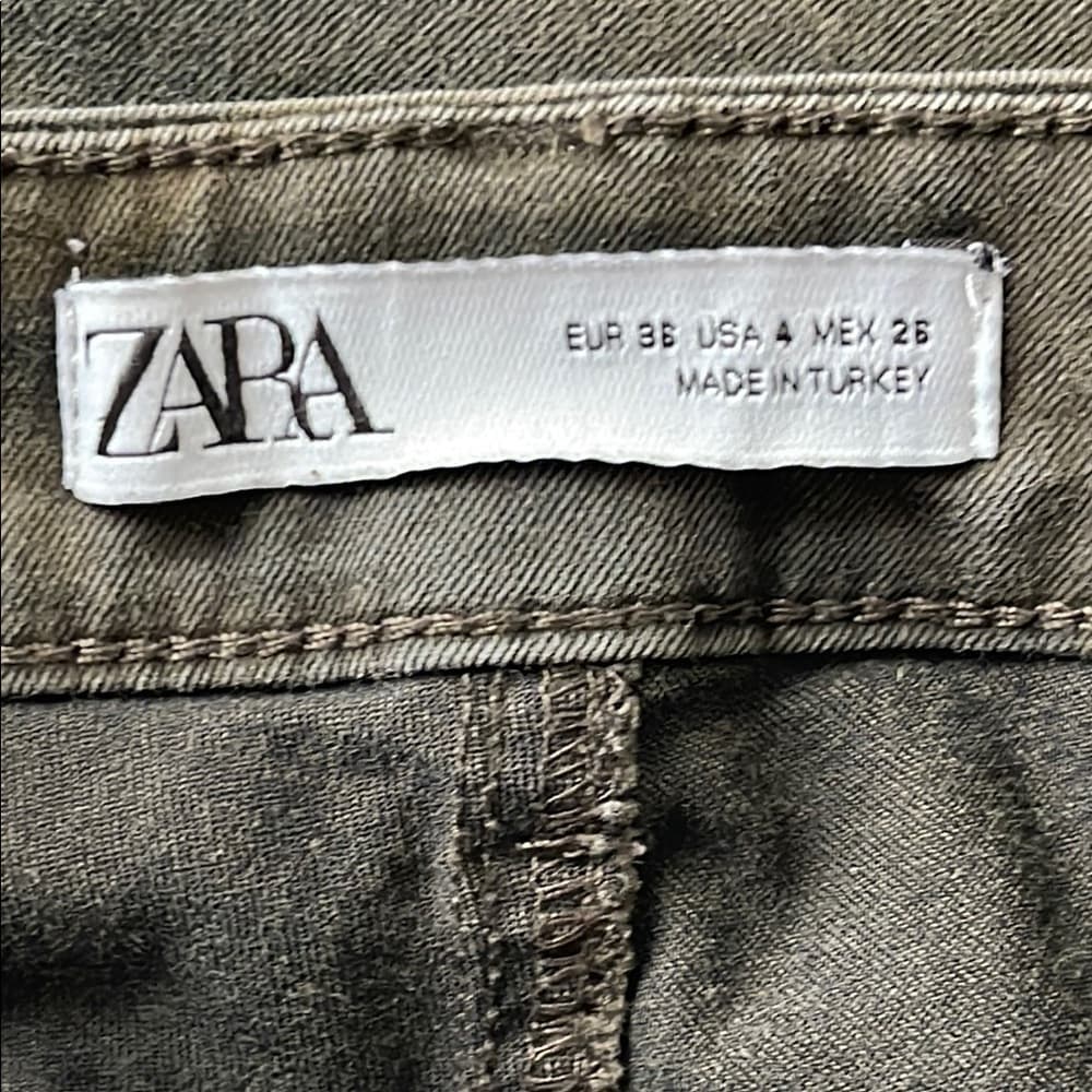 Zara Women's Camouflage Skinny Jeans size 4 - Thumbnail 3
