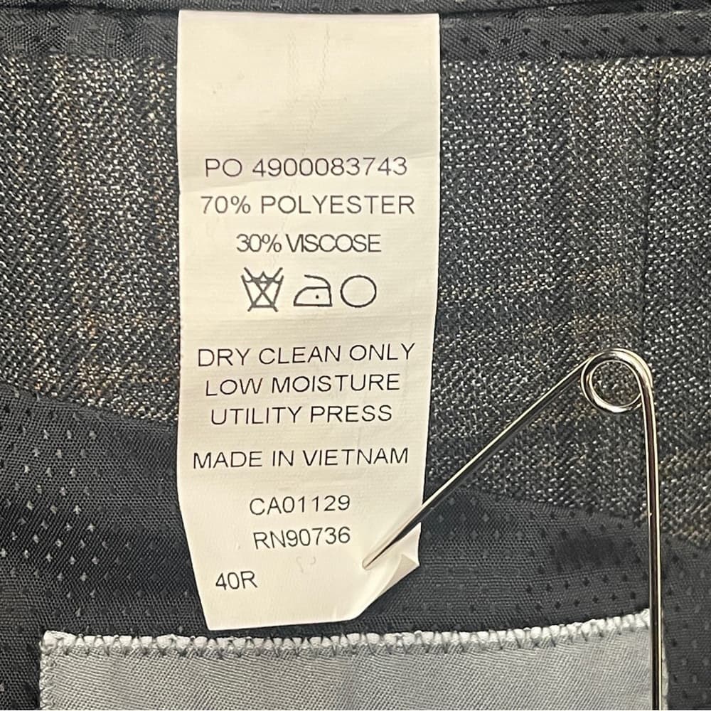 Michael Kors Men's Gray Checkered Blazer - size 40R - Thumbnail 5