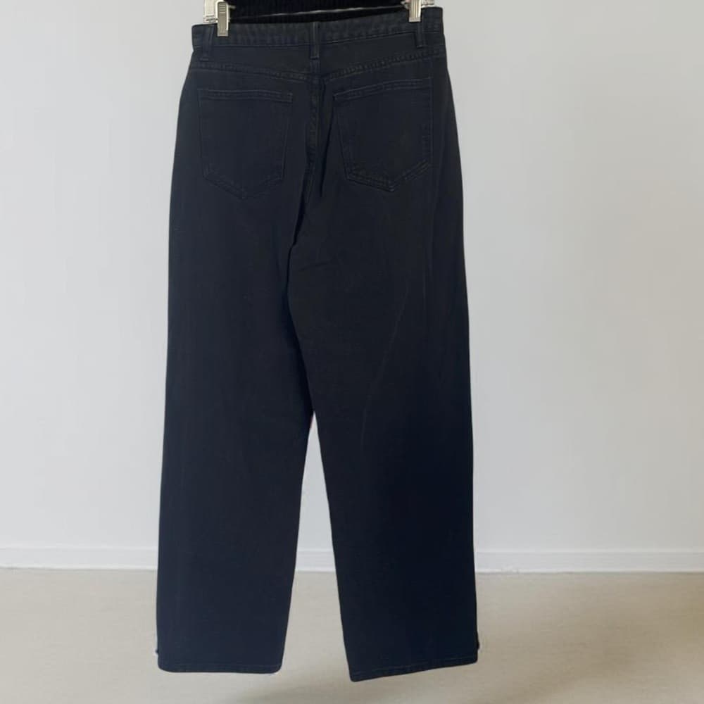 Shein Women Black Lightning Bolt Patterned Baggy Pants NWOT - Thumbnail 2