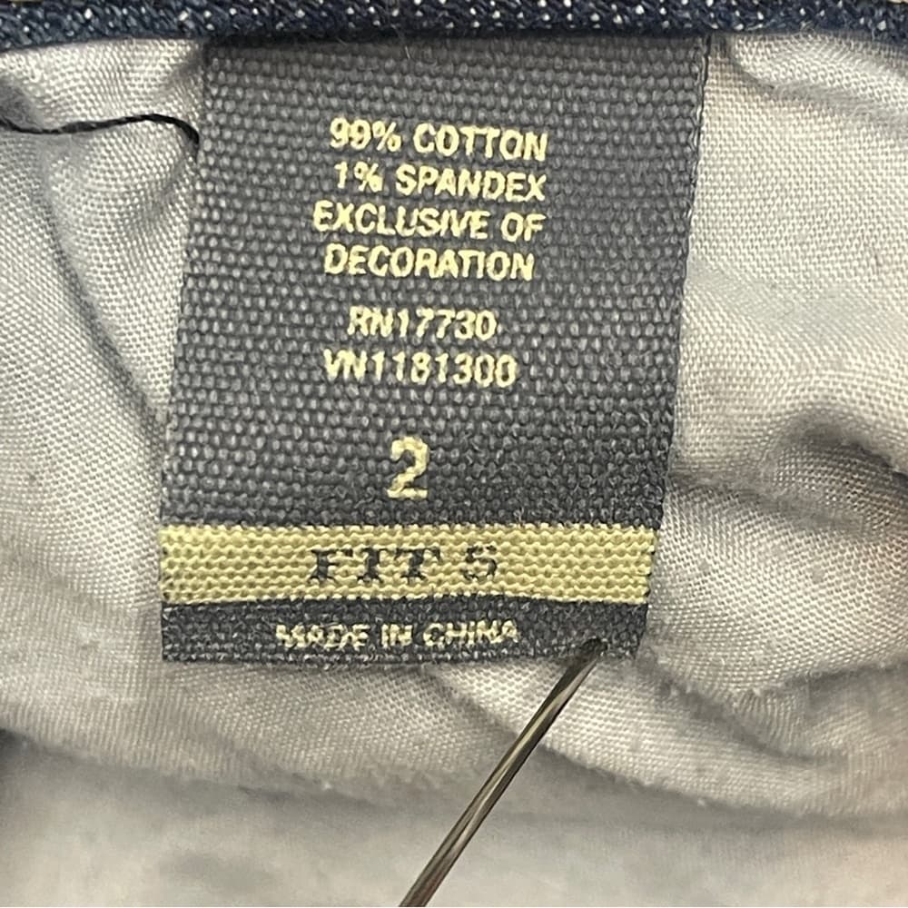 Converse One Star - Motocross Dark Wash Skinny Jeans size 2 - Thumbnail 4