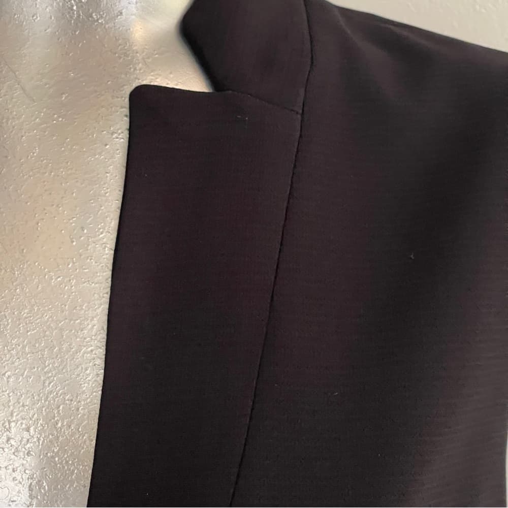 DKNY Black Business Vest Suit with Gold Accent - NWOT - Thumbnail 4