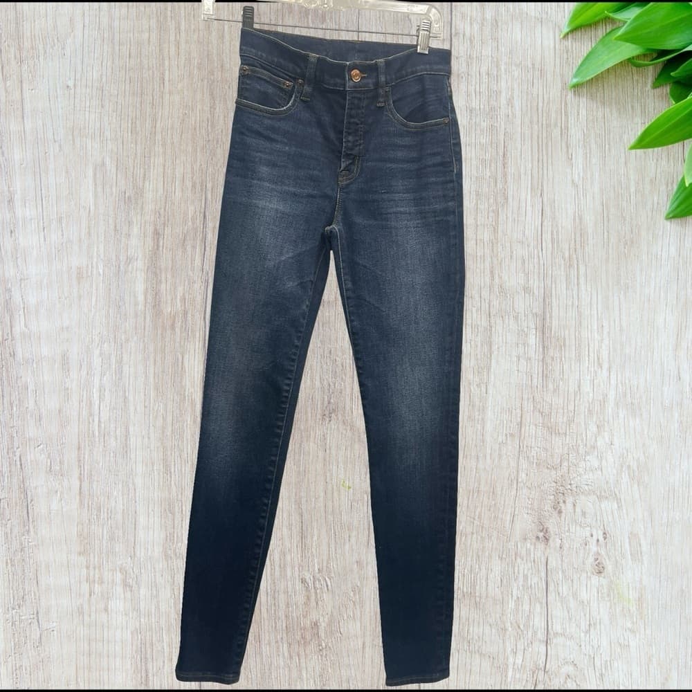 J Crew Classic Dark Blue Women's Jeans size 27 - Thumbnail 7