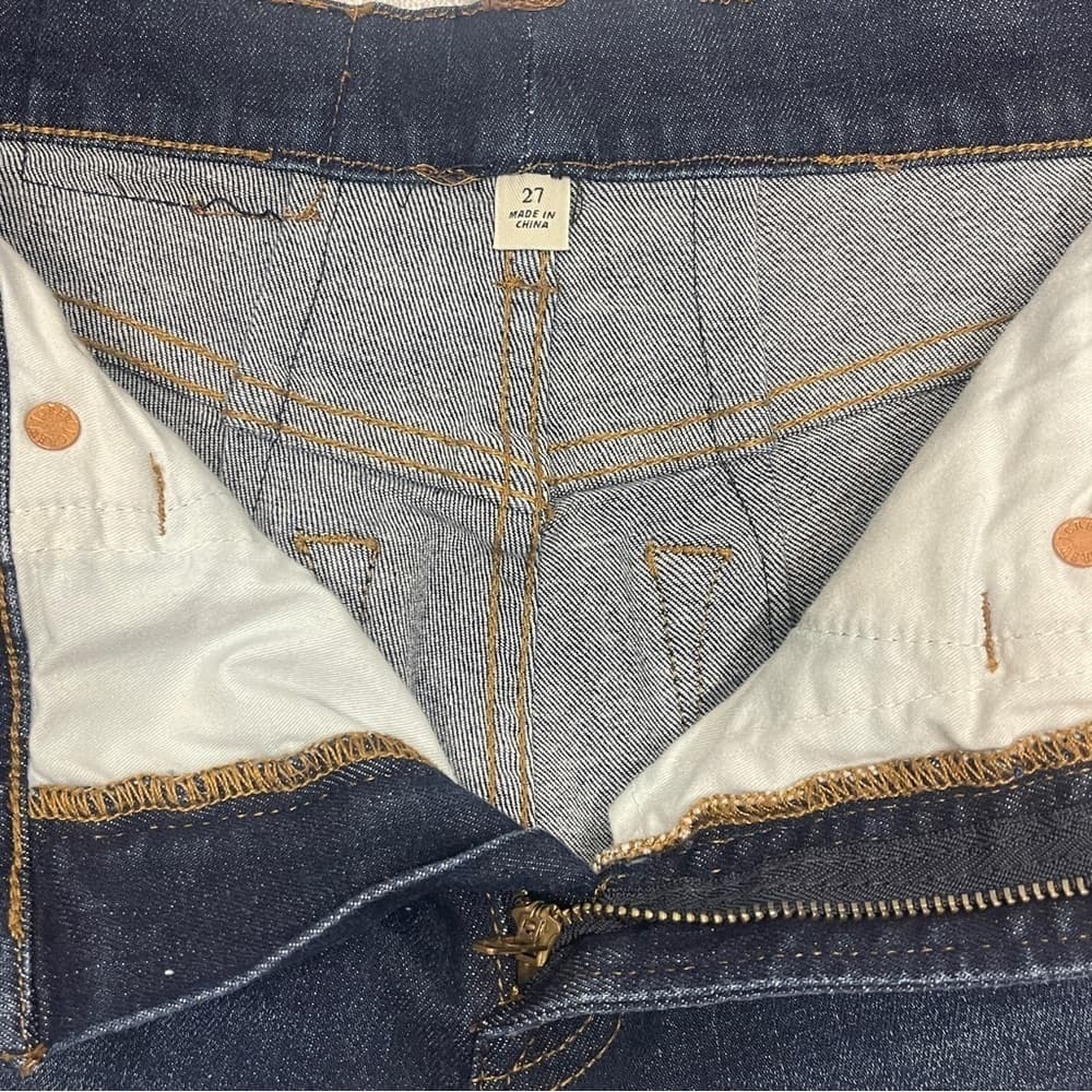 J Crew Classic Dark Blue Women's Jeans size 27 - Thumbnail 4