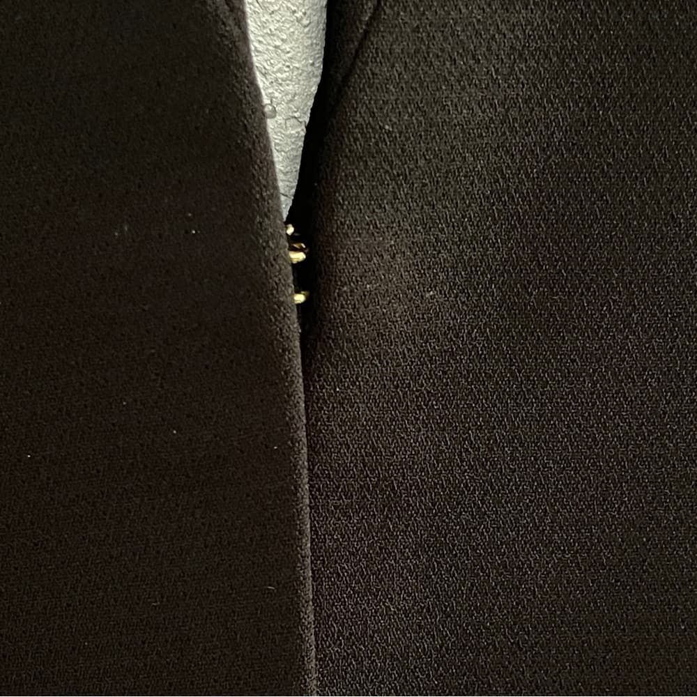 DKNY Black Business Vest Suit with Gold Accent - NWOT - Thumbnail 5