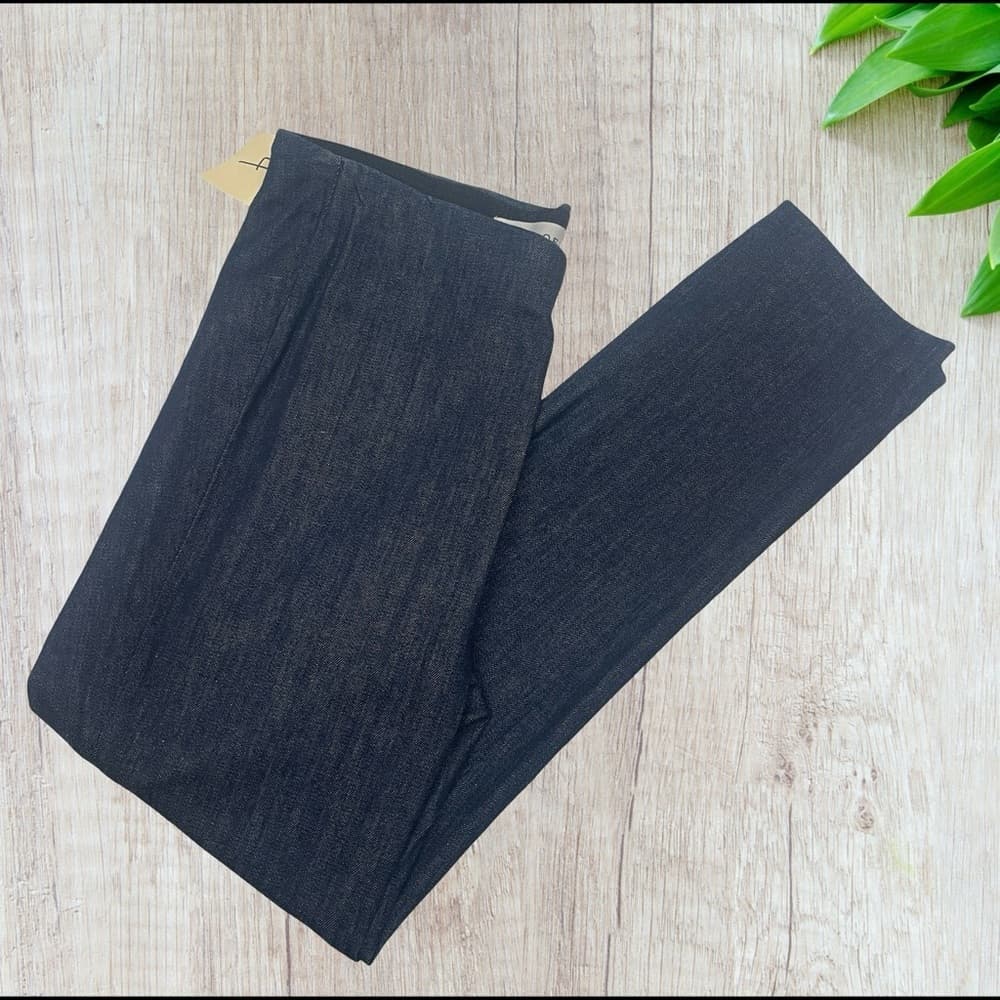 Loft - size 4 Dark Blue Women's Jeans - Thumbnail 2
