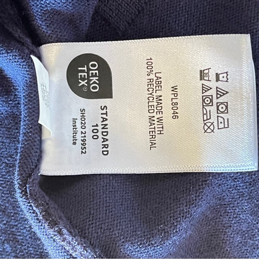 Women's Dark Navy Open-Front Cardigan in size S - Thumbnail 6