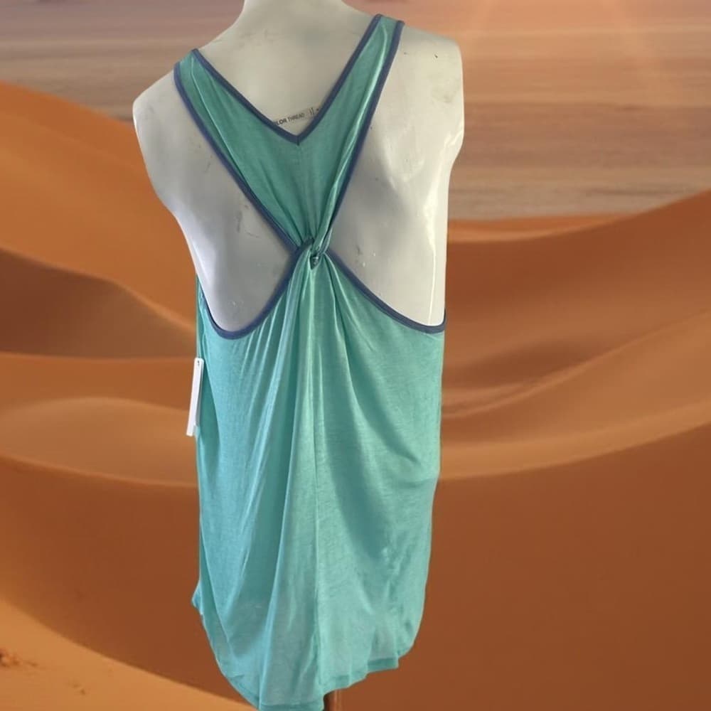 2 Pack - Color Color Threads Women's Aqua Yoga Tank Top size S,M,L - NWT - Thumbnail 2