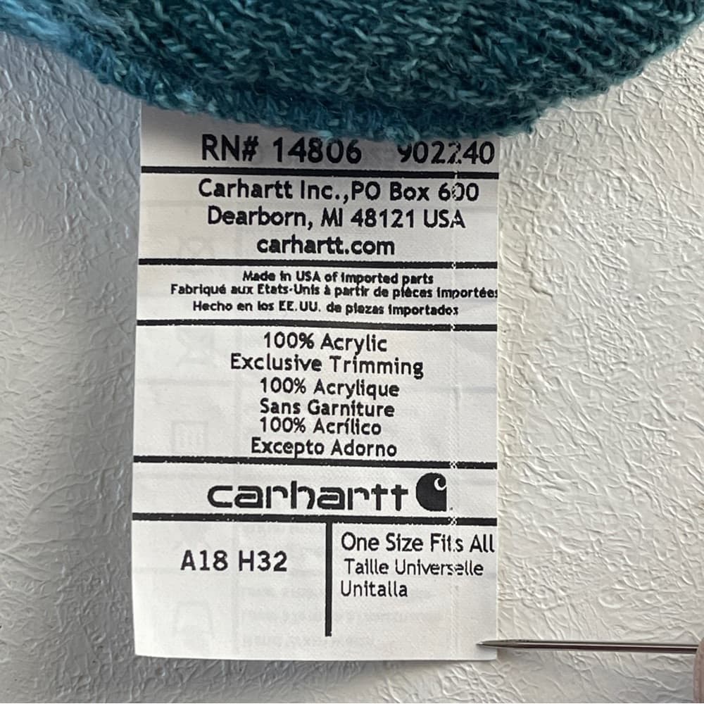 Carhartt Teal Beanie NWOT - Thumbnail 2