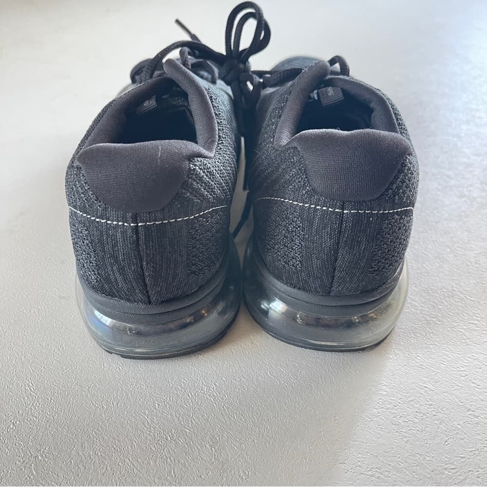Skechers Men's Black Knit Sneakers in size 8 - Thumbnail 2