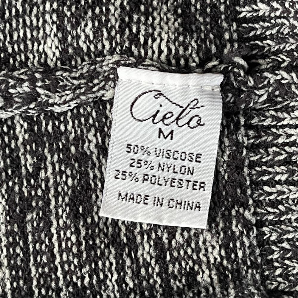 Cielo Charcoal Open-Front Cardigan in Medium size - Thumbnail 5