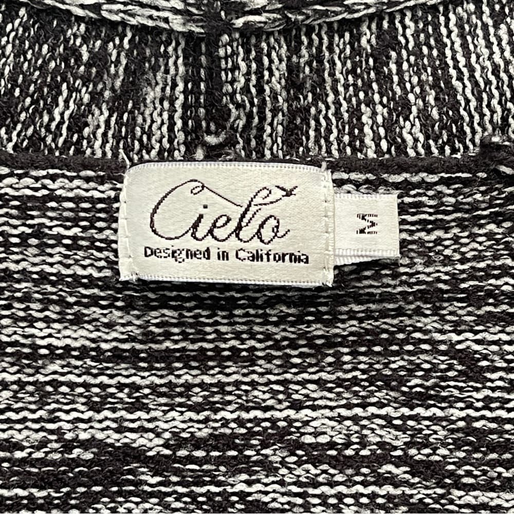 Cielo Charcoal Open-Front Cardigan in Medium size - Thumbnail 4