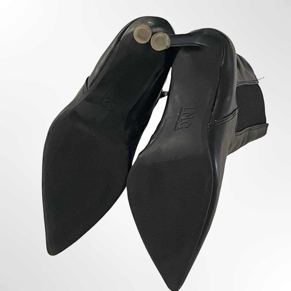 INC Women's Black Pointed-Toe Stiletto Ankle Booties in 6.5 - Thumbnail 4