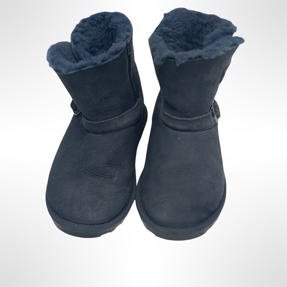 Size K2 Cozy Navy Shearling Boots for kids - gently worn - Thumbnail 5