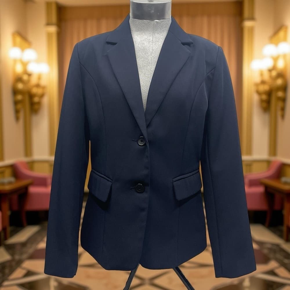 Cute Benibos Women's Navy Blazer size 6 - Thumbnail 4