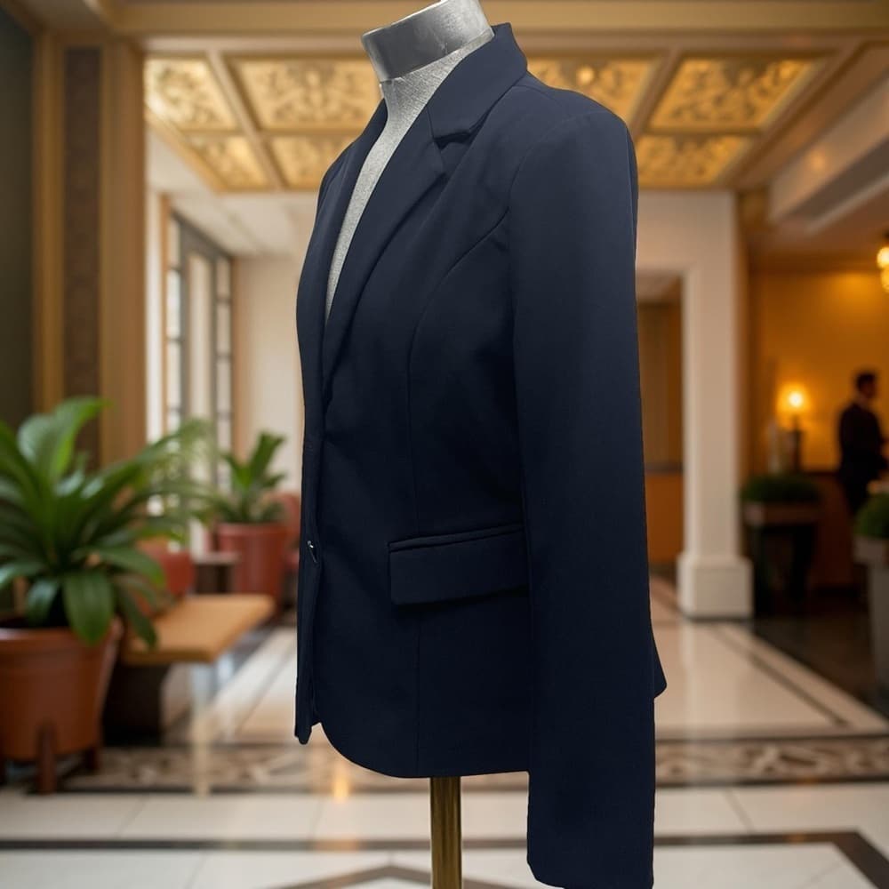 Cute Benibos Women's Navy Blazer size 6 - Thumbnail 2